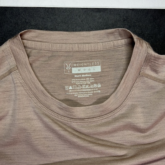 Ibex Merino Wool W2 Weightless Wool Short Sleeve Sport T Shirt  Made in Canada M - Picture 8 of 8